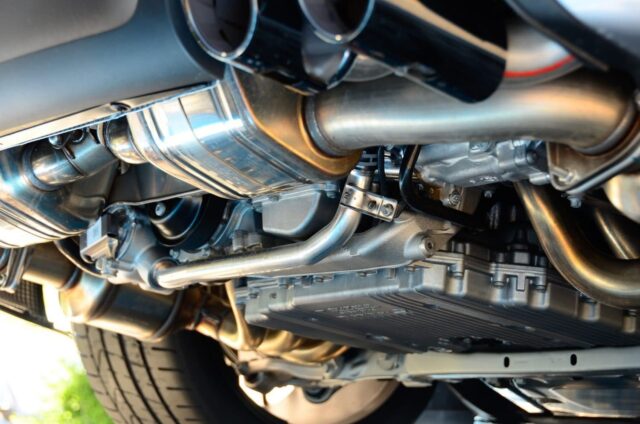 Porsche auto exhaust system